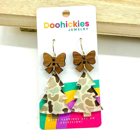 Country Christmas Tree Earring Collection