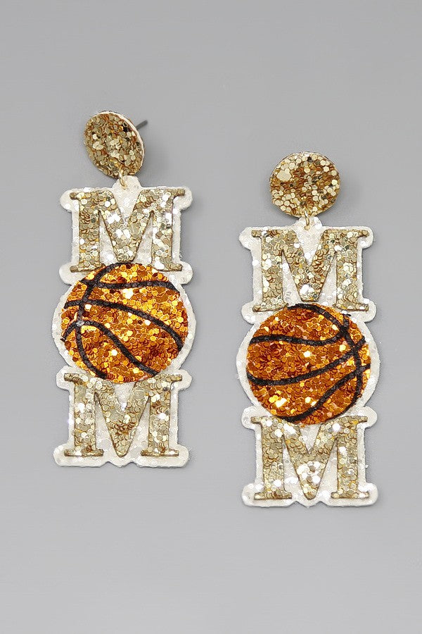 Basketball Mom Earrings