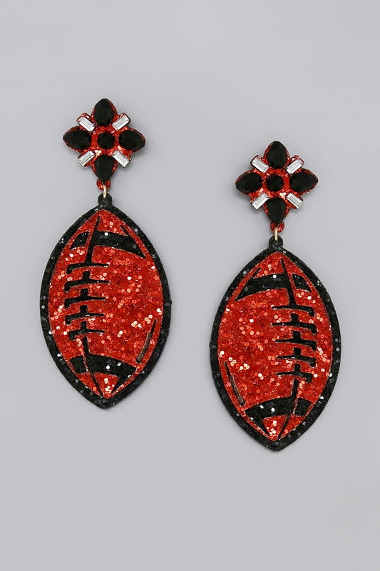 Game Day Football Earrings
