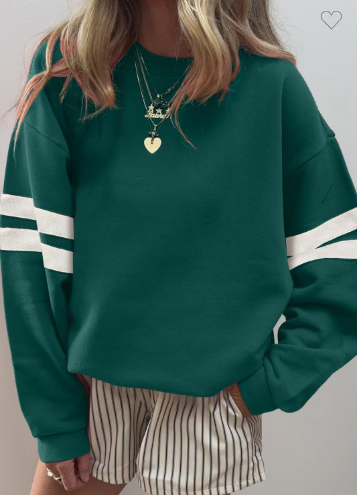 Varsity Stripe Sweatshirt