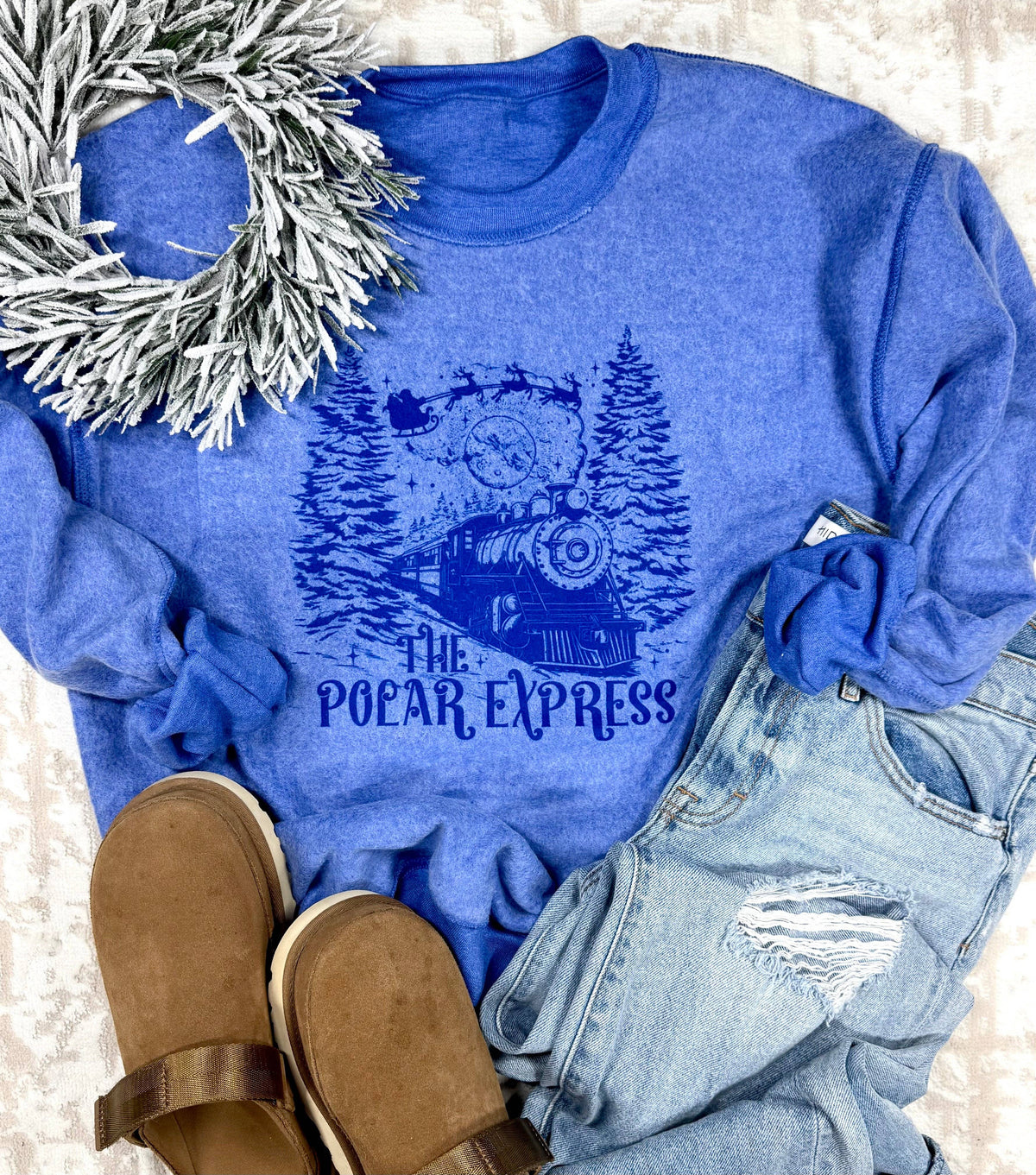 Inside-Out Christmas Sweatshirt