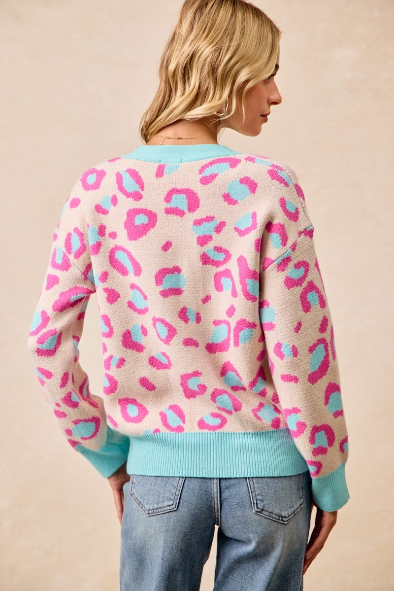 COMING SOON! Leopard Artwork Cardigan