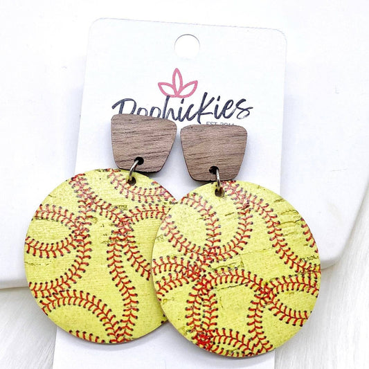 Play Ball Softball or Baseball Earrings