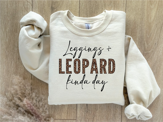 Leggings and Leopard Kinda Day