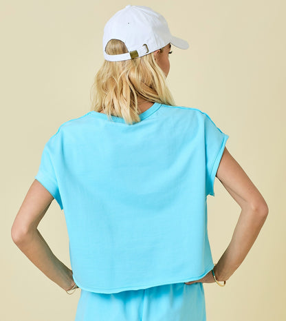 Knit Boxy Cropped Top