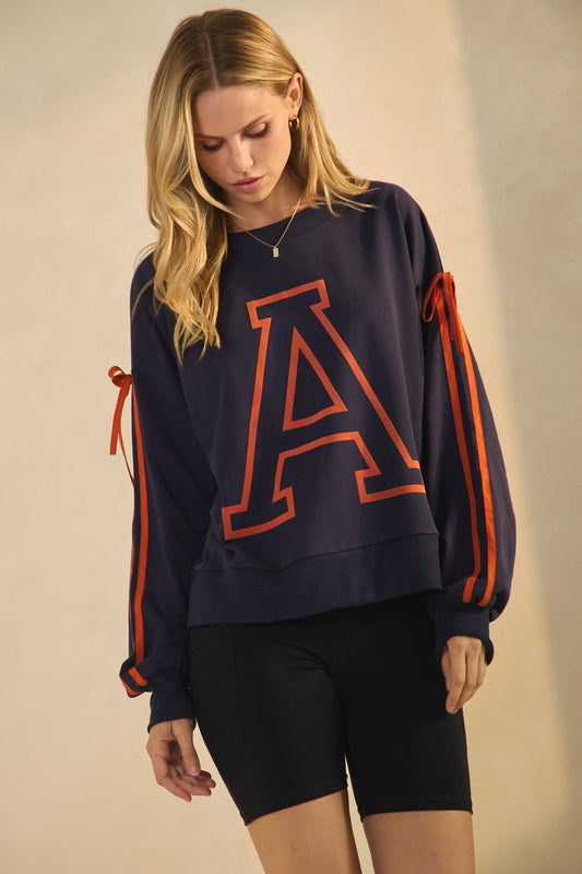 Bold Varsity A Graphic Sweatshirt