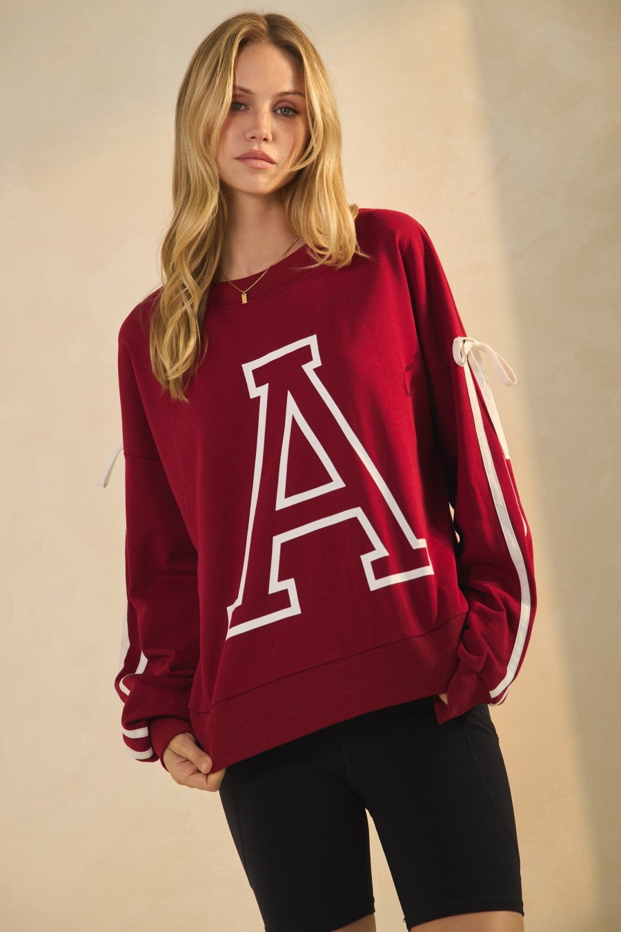 Bold Varsity A Graphic Sweatshirt