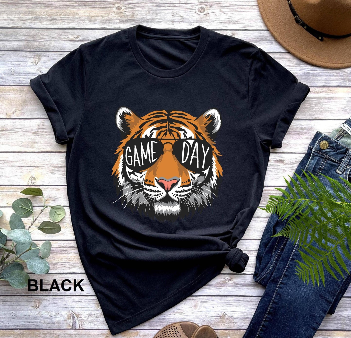 Game Day Tigers Mascot Shirt, Football Mom Shirt, Game Day