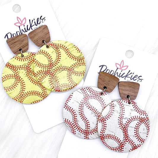 Play Ball Softball or Baseball Earrings