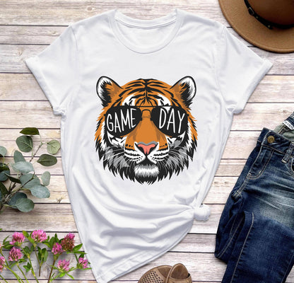 Game Day Tigers Mascot Shirt, Football Mom Shirt, Game Day
