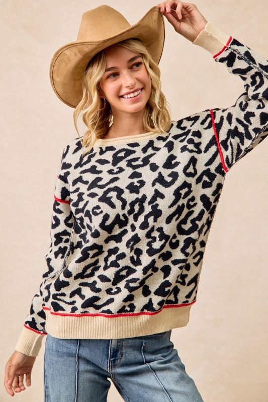 COMING SOON! Leopard Print Knit Top