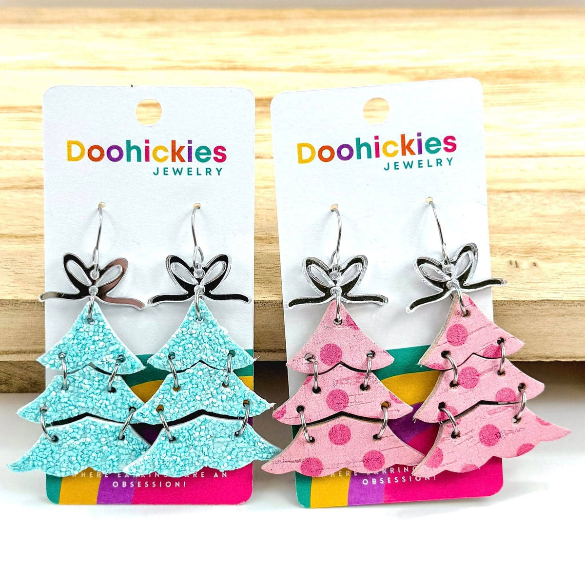 Doohickies - Yuletide Layered Christmas Tree Earring Collection