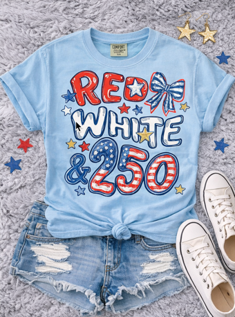 Red White & 250 Sweatshirts & T-Shirts