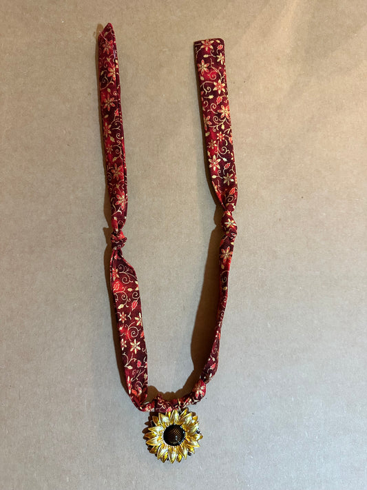 Fall Handmade Scarf Necklaces