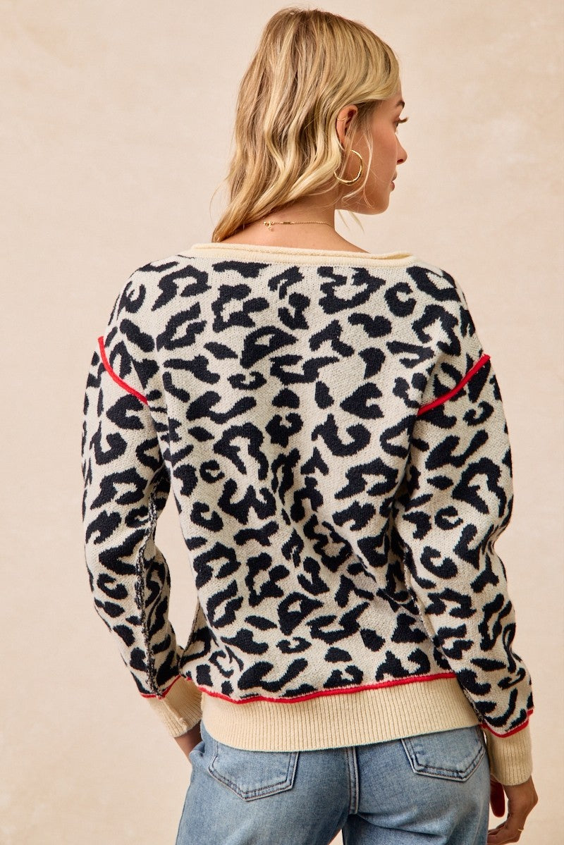 COMING SOON! Leopard Print Knit Top