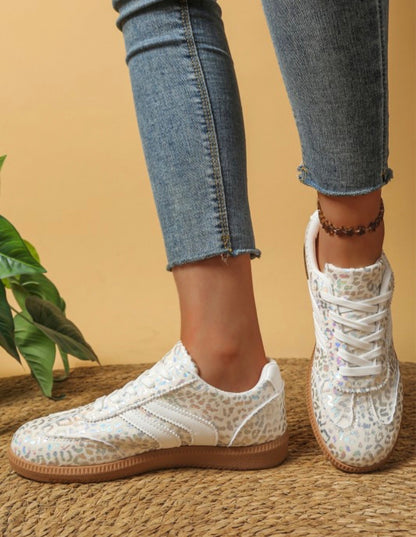 Shimmer Leopard Sneakers