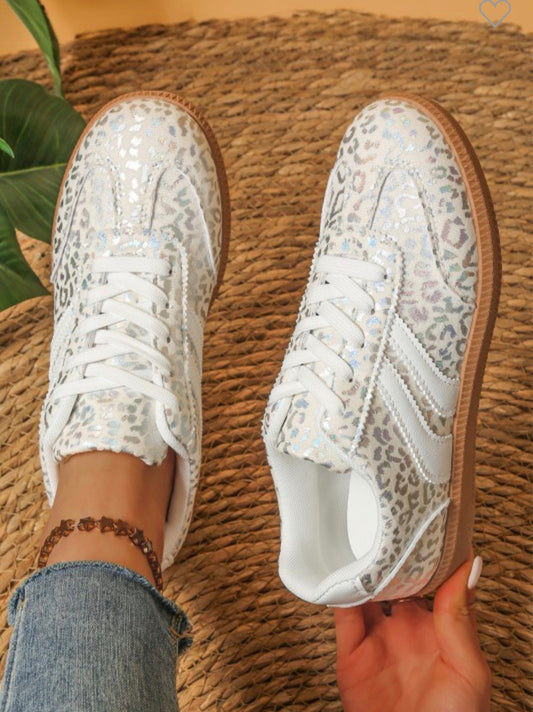 Shimmer Leopard Sneakers