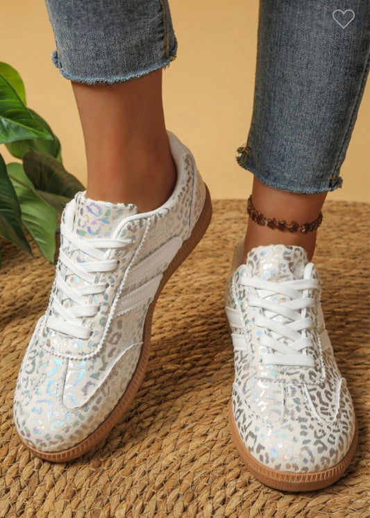Shimmer Leopard Sneakers