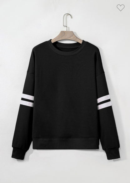 Varsity Stripe Sweatshirt