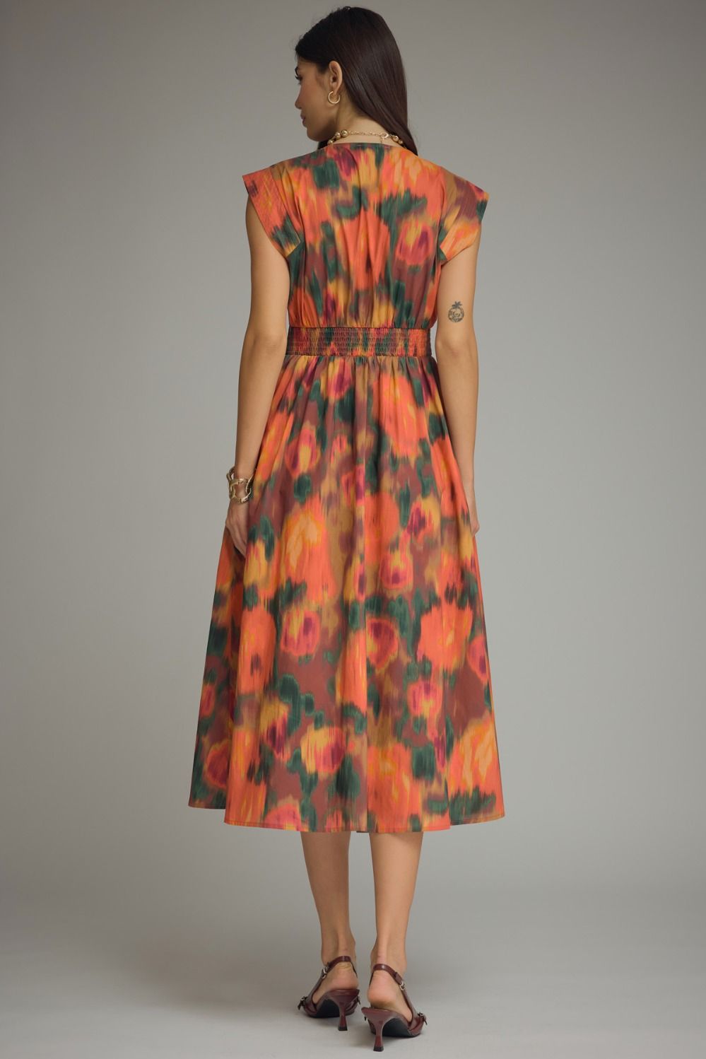 "Rust" Midi Dress