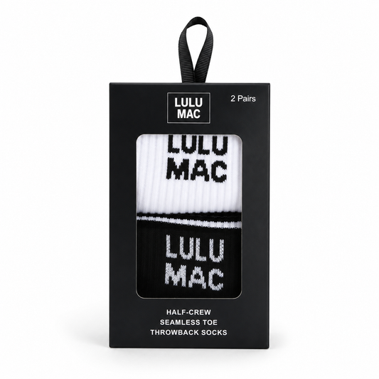 Girlie Girl Originals - Lulu Mac Socks 2 Pair Box - Black