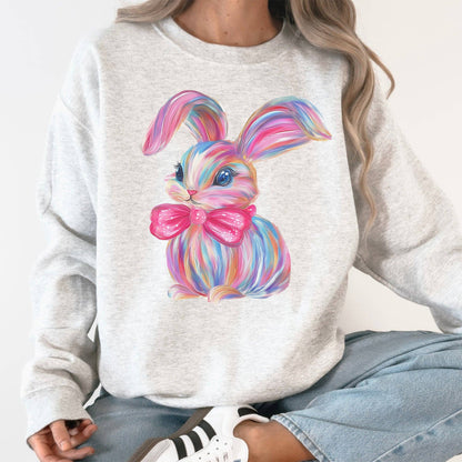 Glittery Easter Bunny, Rabbit, Adorable Sweatshirt