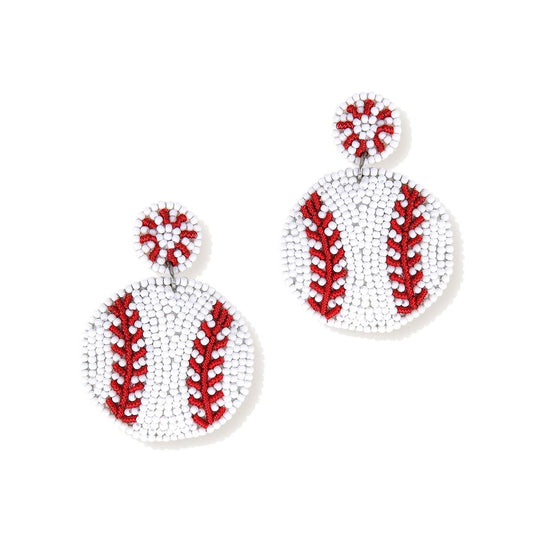 Let's Play Ball Baseball Earrings