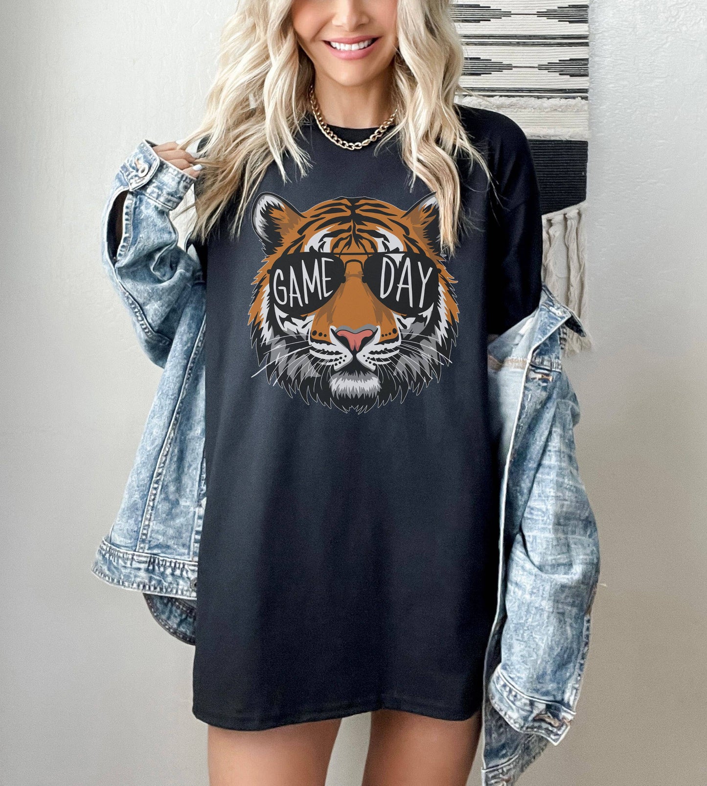 Game Day Tigers Mascot Shirt, Football Mom Shirt, Game Day