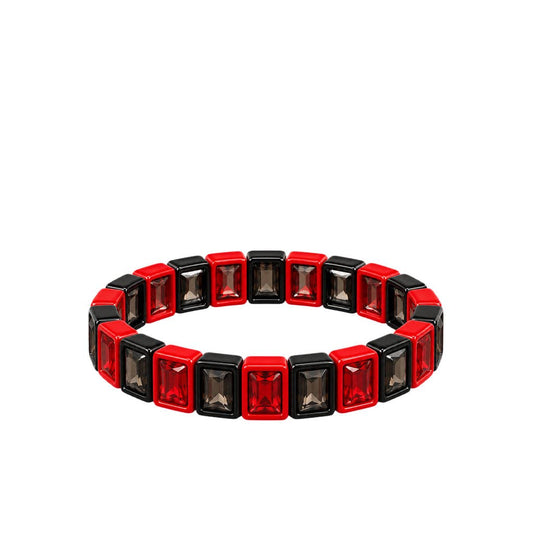 Girlie Girl Originals - Black/Red Rhinestone Bracelet