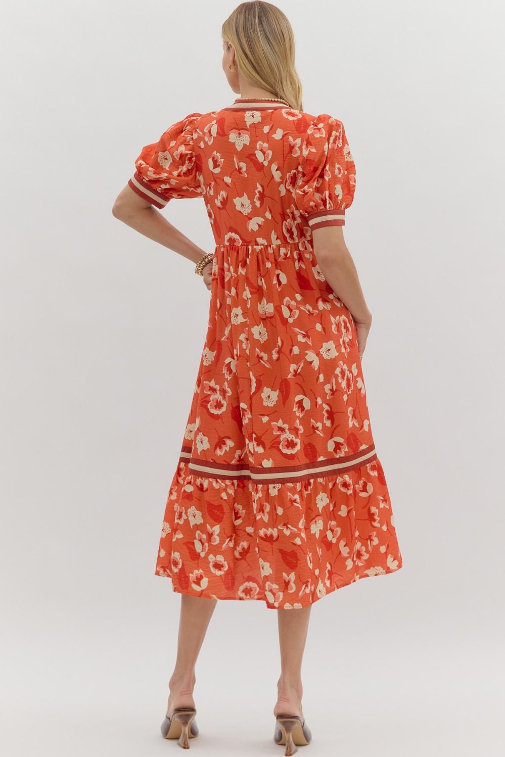 “Tallulah” Floral Midi Dress
