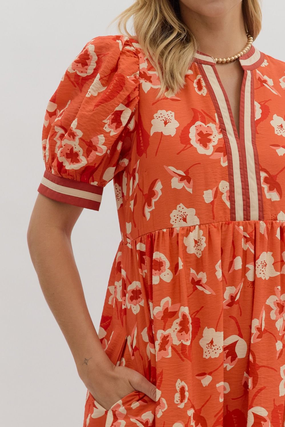 “Tallulah” Floral Midi Dress